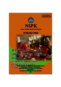 Norma, Standar, Prosedur, Dan Kriteria (nspk) Petunjuk Teknis Bantuan ...